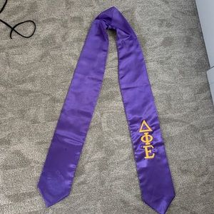 Delta Phi Epsilon graduation stole